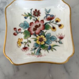 Coalport Ring Tray- Ming Rose- England